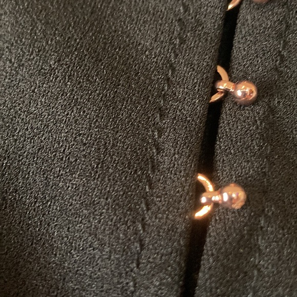 NWT Size 8 Ivanka Trump Black Sheath Dress with Copper/Gold Toned Accents (ABBA) - Picture 4 of 14